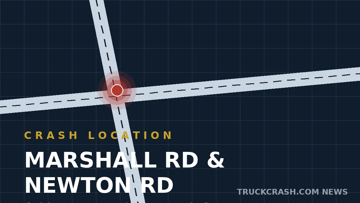 Crash location map