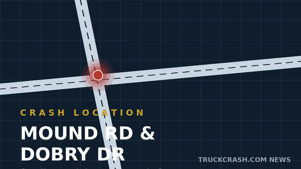 Crash location map