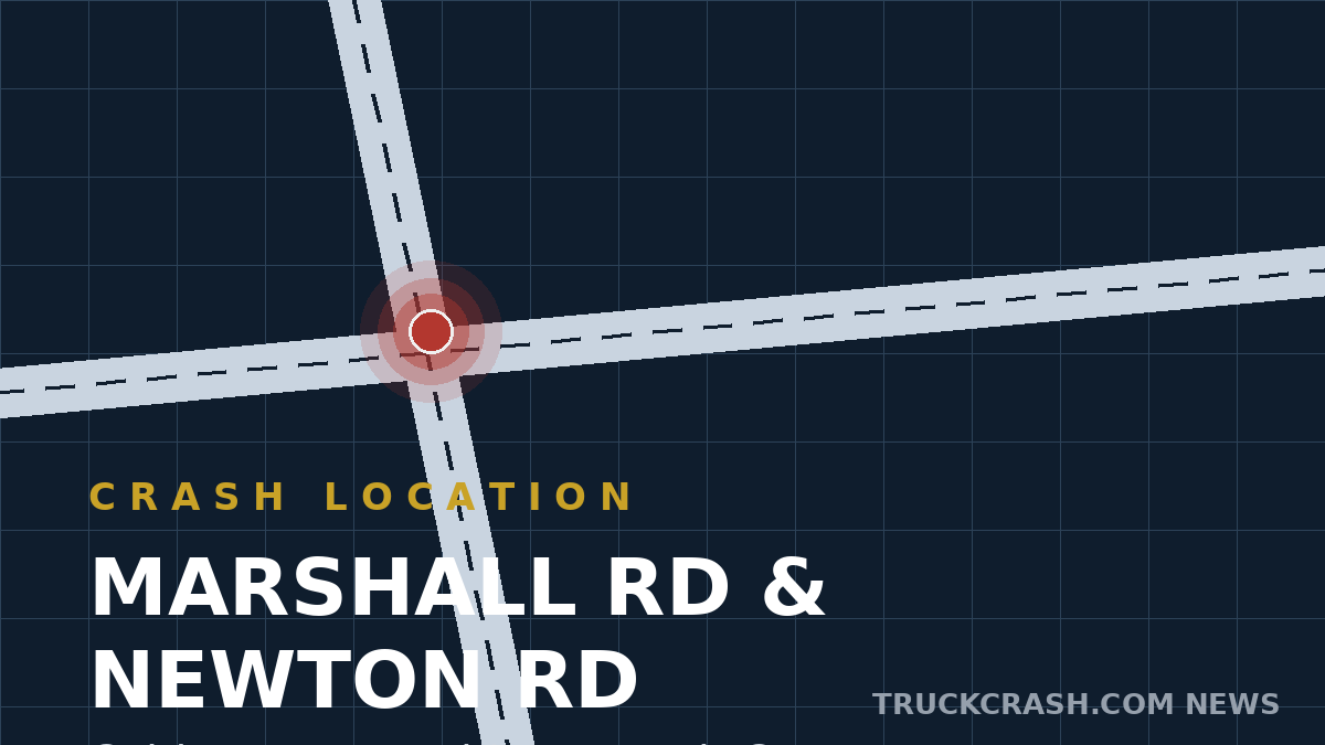 Crash location map